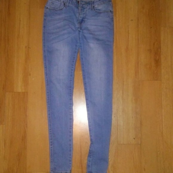 Encore Blue Denim Super Skinny Jeans Sz 0 - Picture 2 of 3